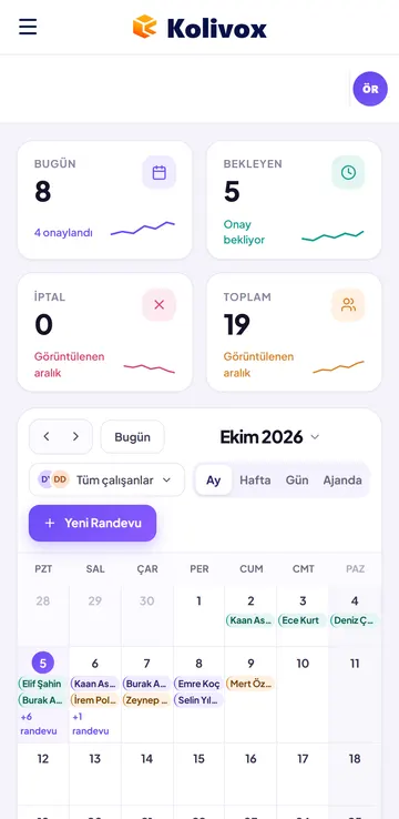 Kolivox paneli telefonda